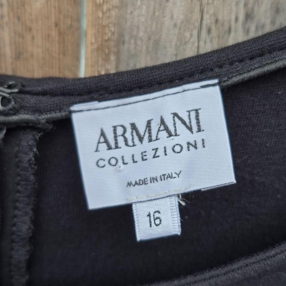 Armani Collezioni Size 16 Dress Made In Italy - Picture 6 of 17